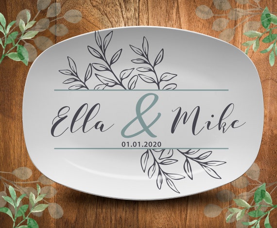 Wedding Serving Platter, Wedding Gifts, Shower gifts, Custom Wedding Serving Platter, Bridal Shower Gift, Il_570xn