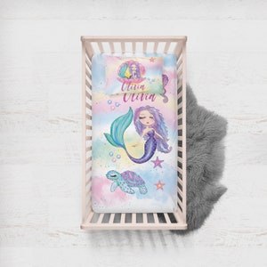 Mermaid name girls bedding, Girls personalized under the sea blanket, mermaid blanket, mermaid tail comforter, set or separates