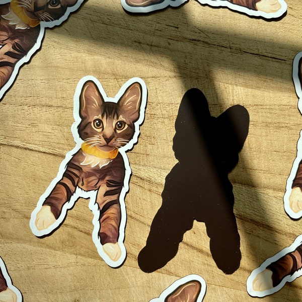Cute Tabby Kitten Kitty Cat Magnet | Fridge House Decor
