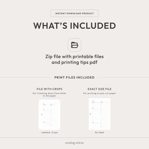 HP Classic 24 Hour Daily Printable Planner Insert | Hourly Time ...