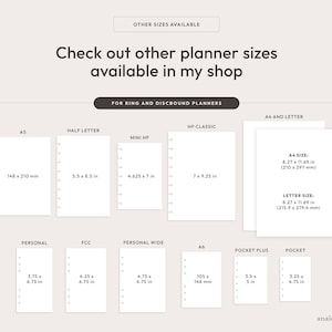 A4 / Letter Size Week on 2 Page Vertical List Style with Habit Tracker Planner Insert | Undated Week At A Glance Routine Printable | WO2P-02 image 6