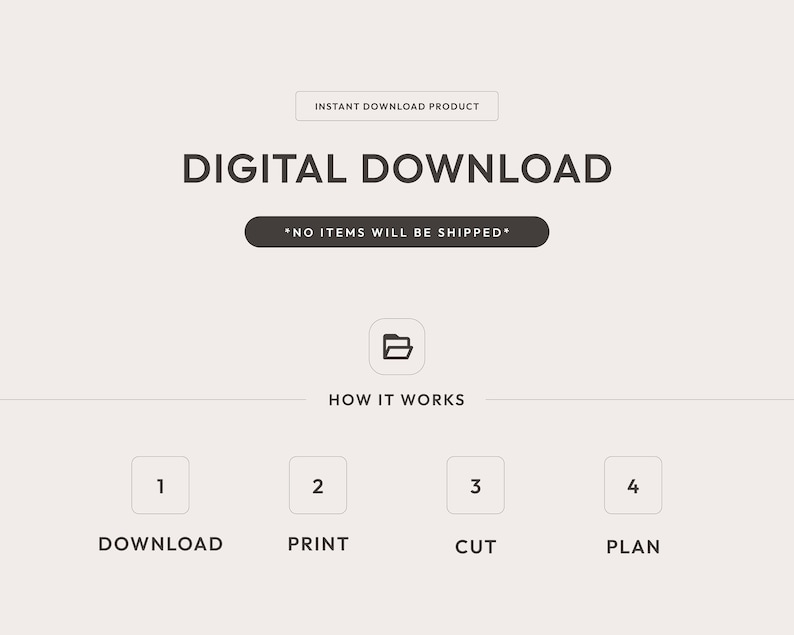 A4 / Letter Size Week on 2 Page Vertical List Style with Habit Tracker Planner Insert | Undated Week At A Glance Routine Printable | WO2P-02 image 5