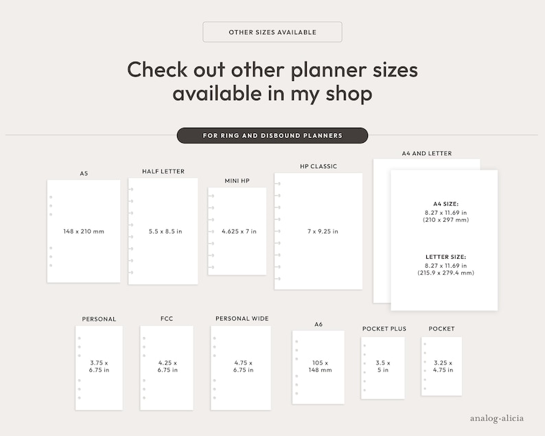 A4/Letter Size 2026 & 2027 Lined Month on 2 Page Printable Planner | Monday and Sunday Start | MO2P Minimalist Layout (Digital Download) image 6