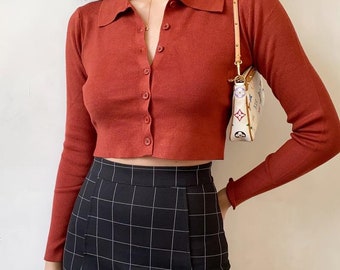 cropped cardigan vintage