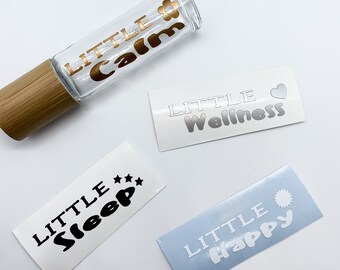 LITTLE 10ml eteriska oljerulleetiketter