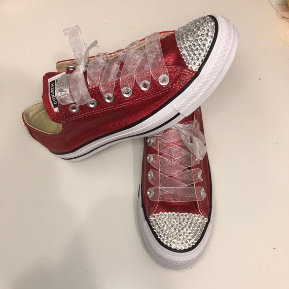 converse avec paillettes