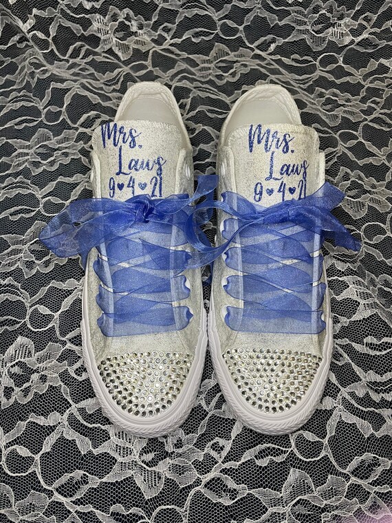 converse femme strass