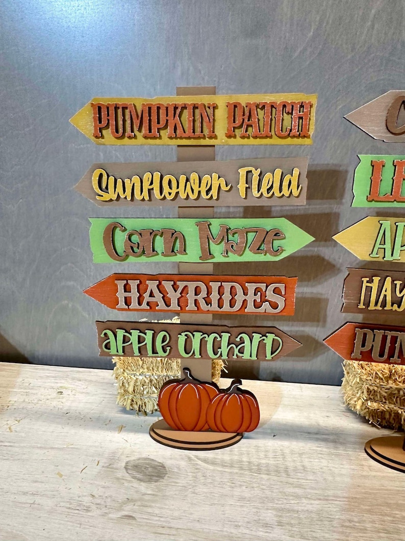 Fall Storefront Sign Ideas Fall Street Sign, Fall Decor, Seasonal Decor - Etsy