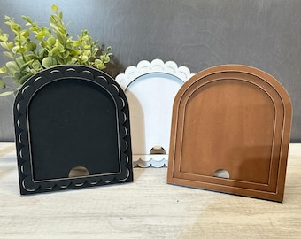 SMALL frame for arched interchangeable sign, frames and inserts sold separately, seasonal decor, home decor,