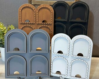 MINI quad frame for arched interchangeable sign, frames and inserts sold separately, seasonal decor, home decor,