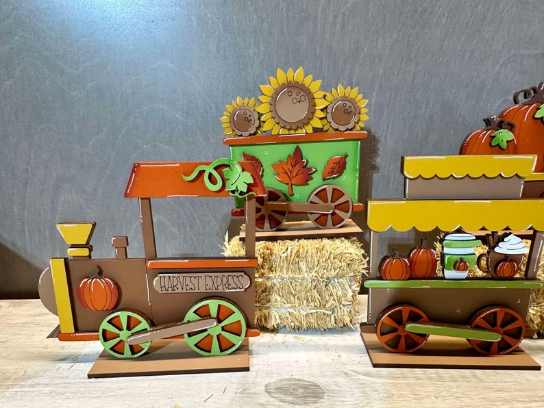 Fall Train, Seasonal Decor, Bundle or Individual Available, Build Your ...