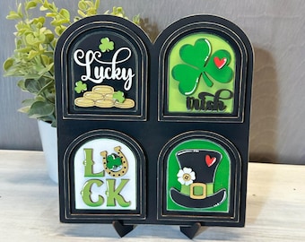 MINI St Patrick's Day arch interchangeable sign, frames and inserts sold separately, seasonal decor, home decor, Winter decor