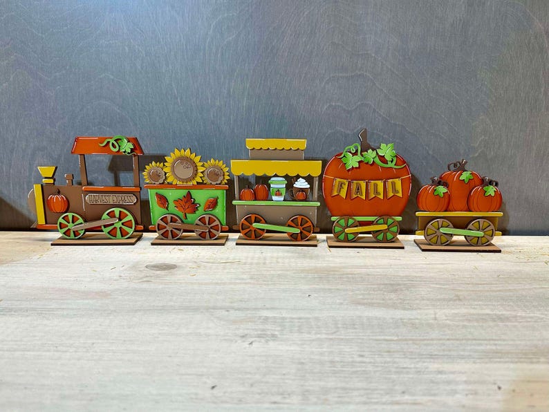 Fall Train, Seasonal Decor, Bundle or Individual Available, Build Your ...