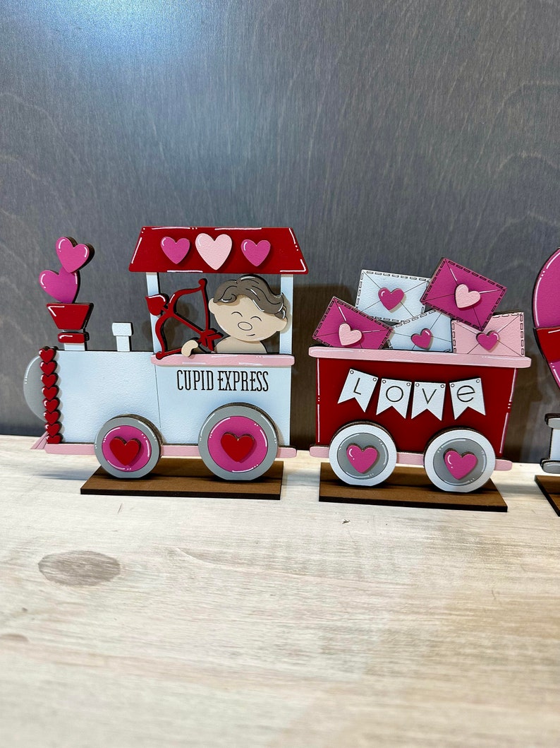 Valentine's Train, Lovebirds, Seasonal Decor, Bundle or Individual ...