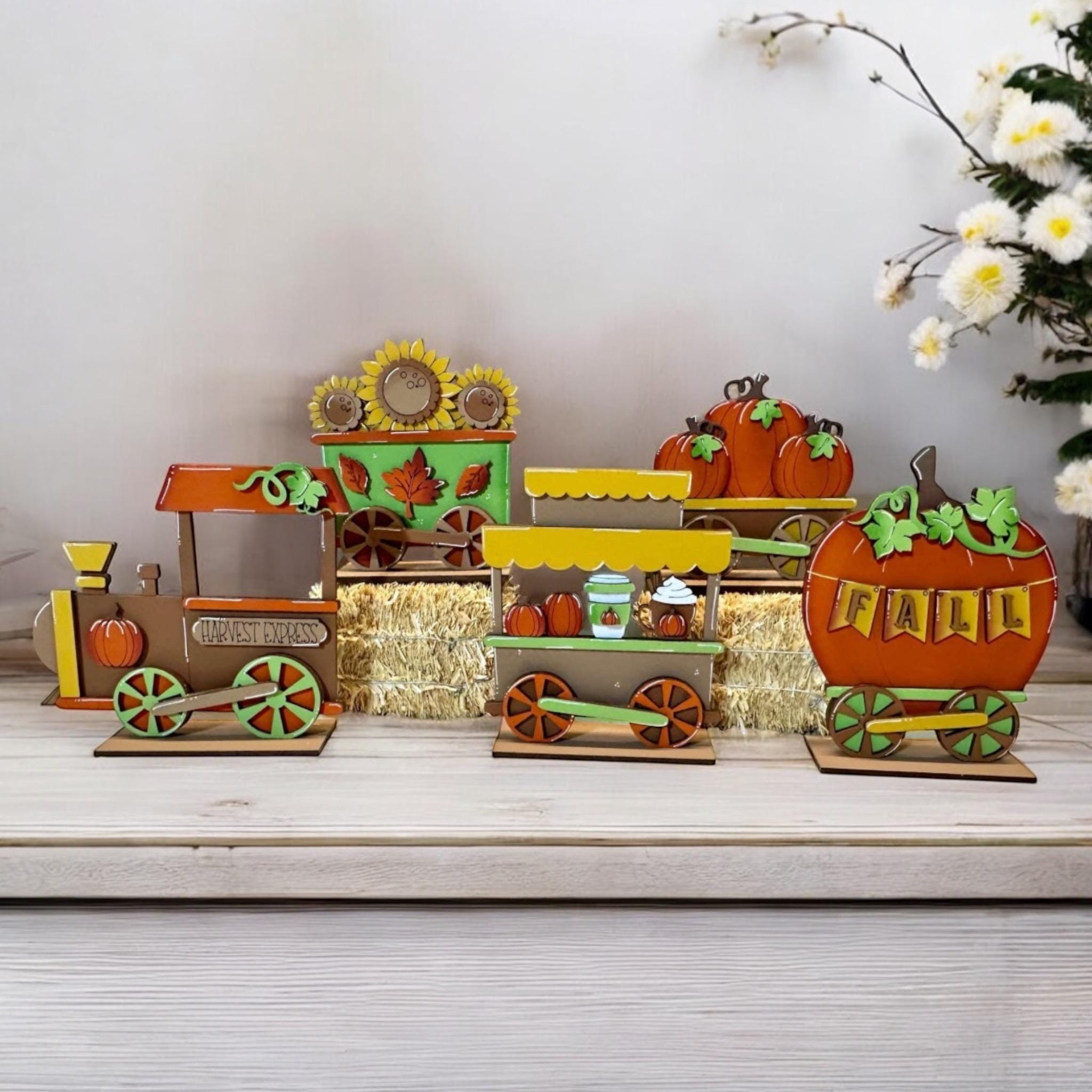 Fall Train, Seasonal Decor, Bundle or Individual Available, Build Your ...