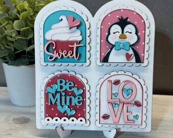 MINI Valentine arch interchangeable sign, frames and inserts sold separately, seasonal decor, home decor, Winter decor