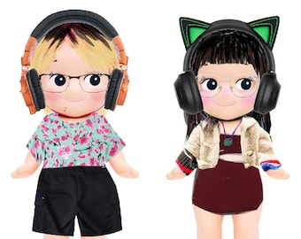 Retrato digital personalizado de Sonny Angel