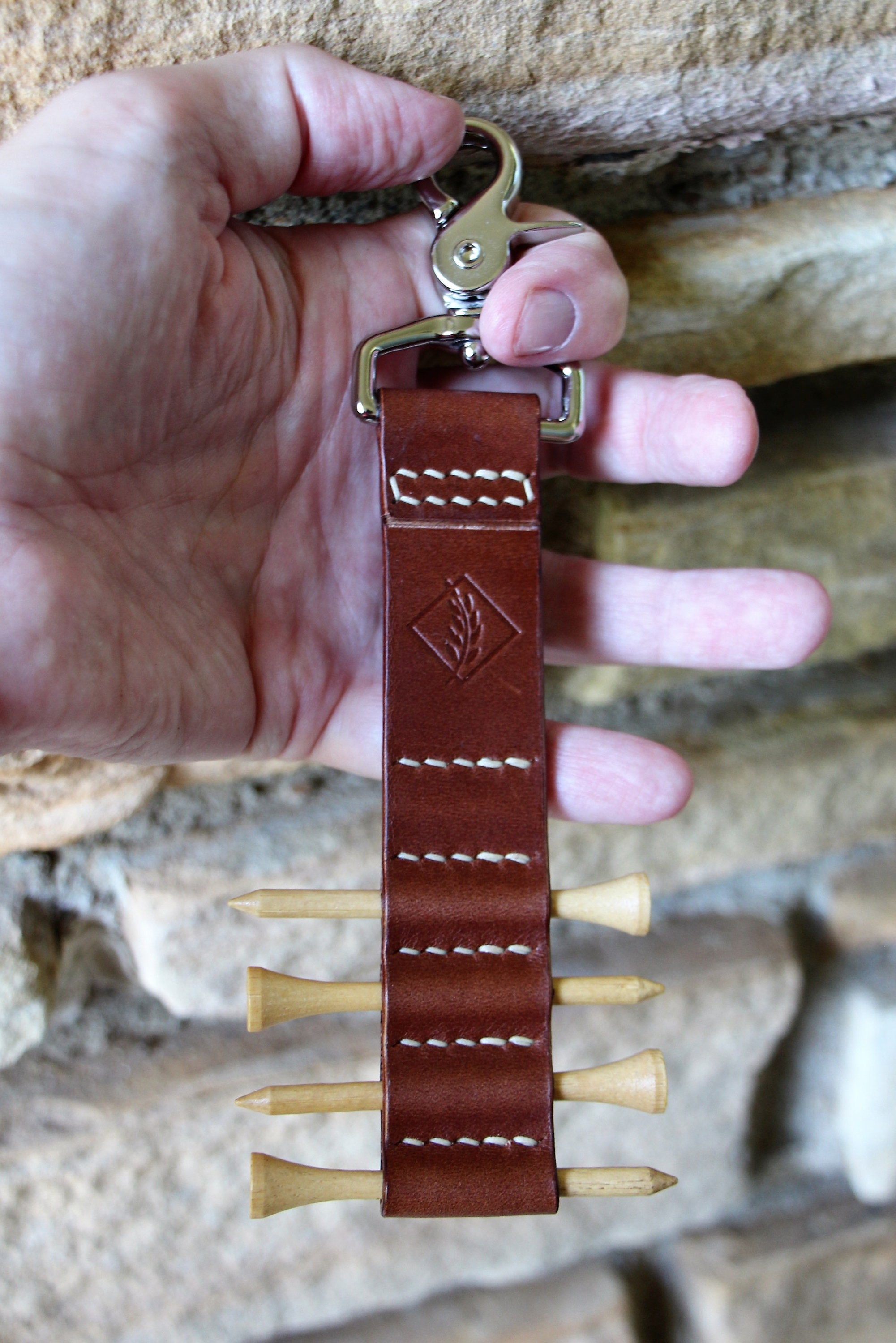 Golf Combo Leather Sunglass Case Leather Golf Tee Holder 3rd Etsy