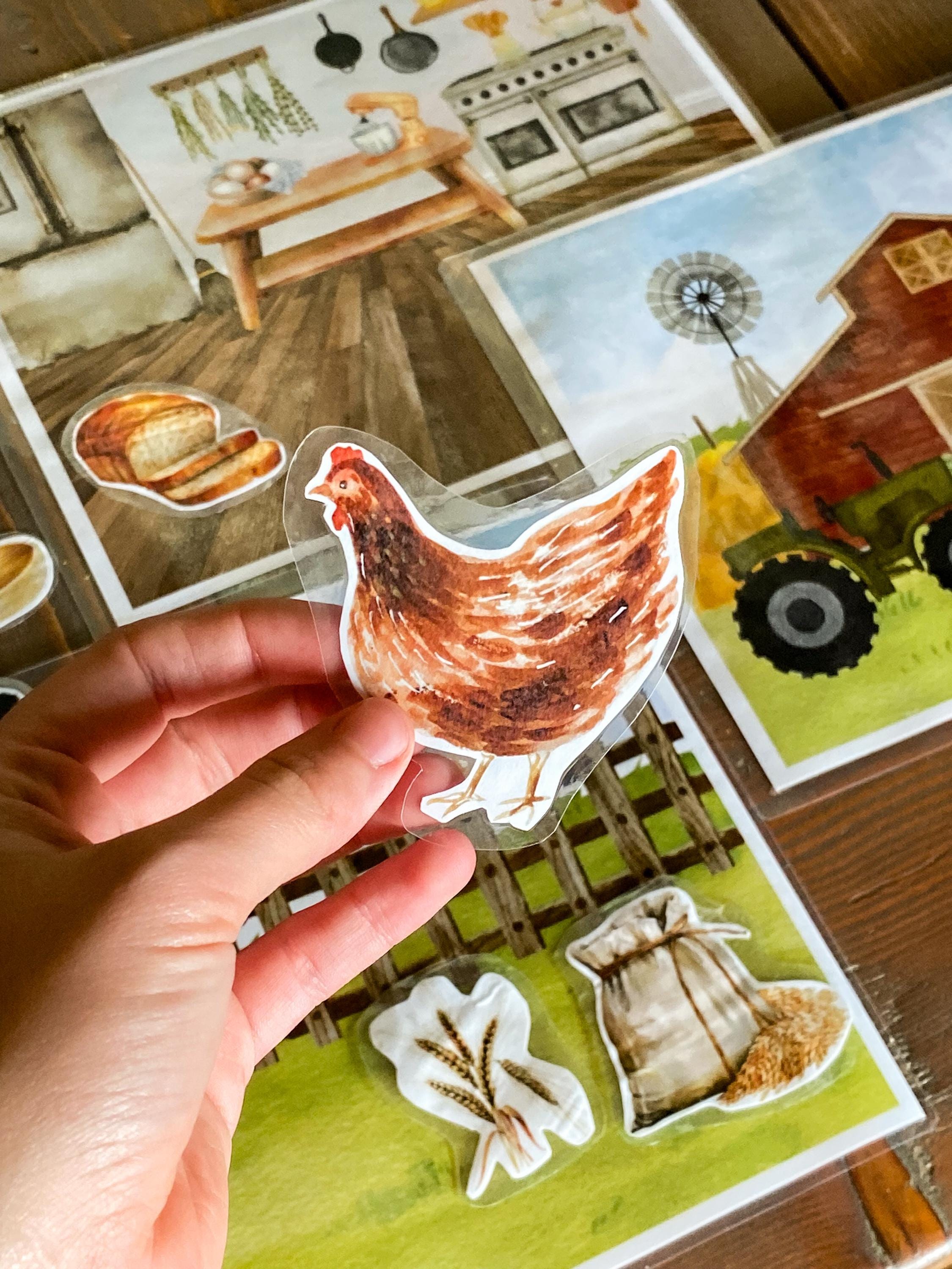 The Little Red Hen Printable Story Board – Digital Download ...