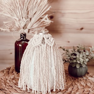 Boho Macrame Diffuser Cover(Emery), Vase Cover, Home Decor, Essential Oils, Bohemian Chic, Bridesmaid Gift, Mother’s Day Gift