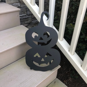 Metal Pumpkin Decor, Halloween Decor, Fall Metal Art, Outdoor Halloween Decor