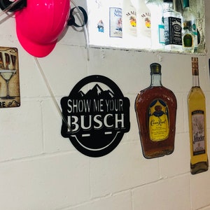 Busch sign, Bar Sign, Mancave decor, Gift, Present bild 2