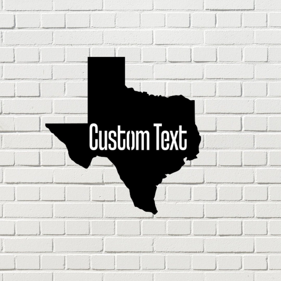 Custom Metal State Signs, Personalized State Sign, House Warming Gift ...