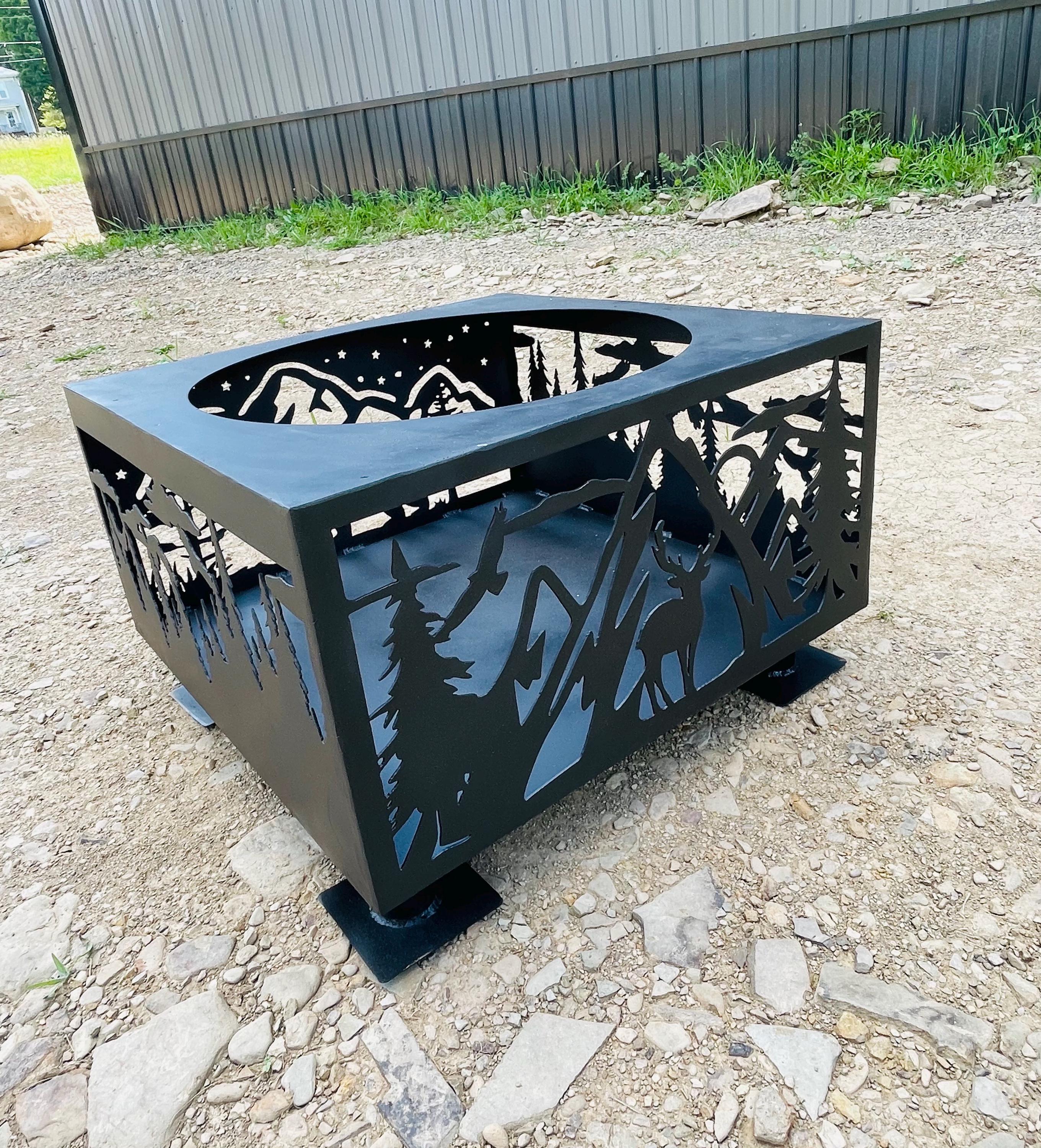 Fire Pit DXF Cut File, Full Fire Pit File, Build Your Own Fire Pit