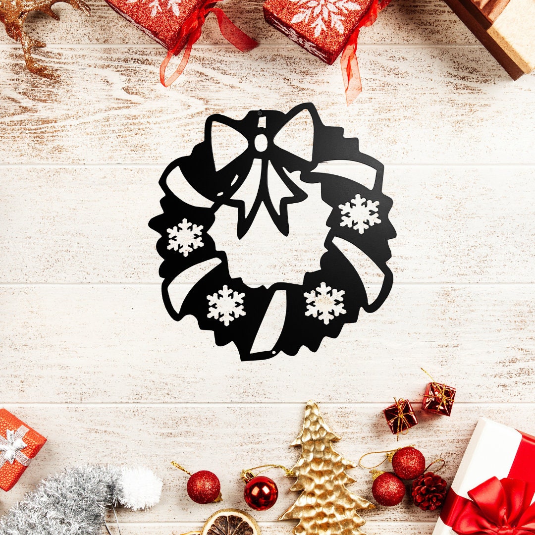 Metal Christmas Wreath 