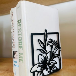 Metal Bookends, Spring Bookend, Bookends Pair, Spring Bookshelf Decor