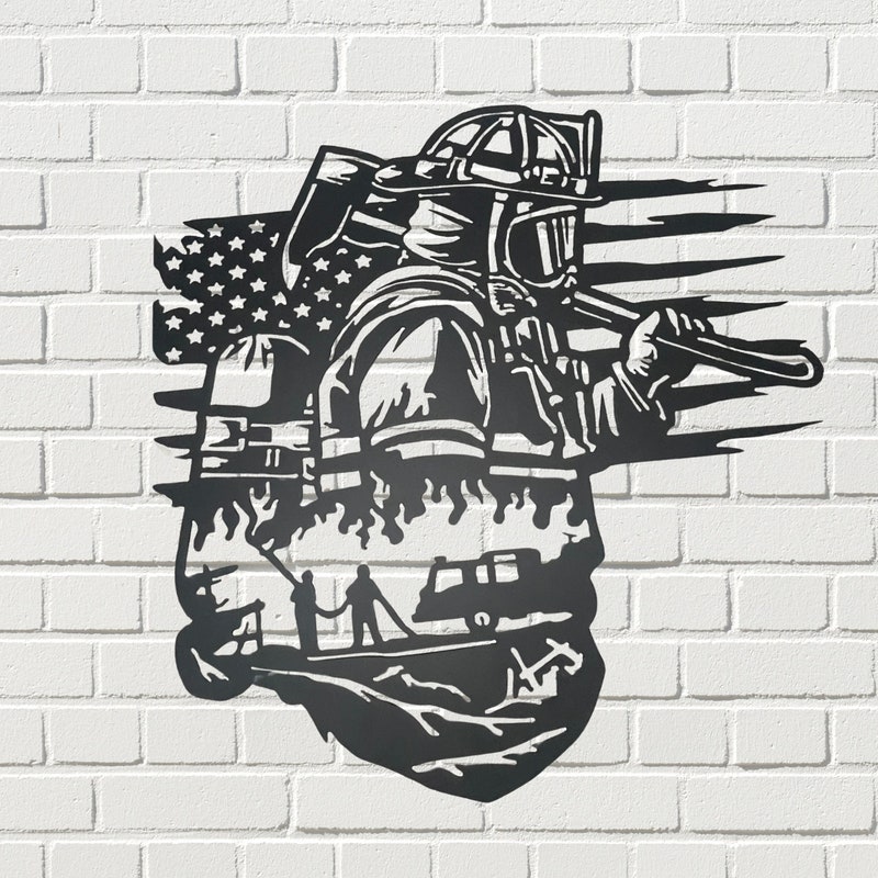 Firefighter Sign - Etsy