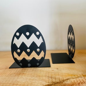 Metal Bookend, Book Stopper, Bookend Pair, Easter Bookend