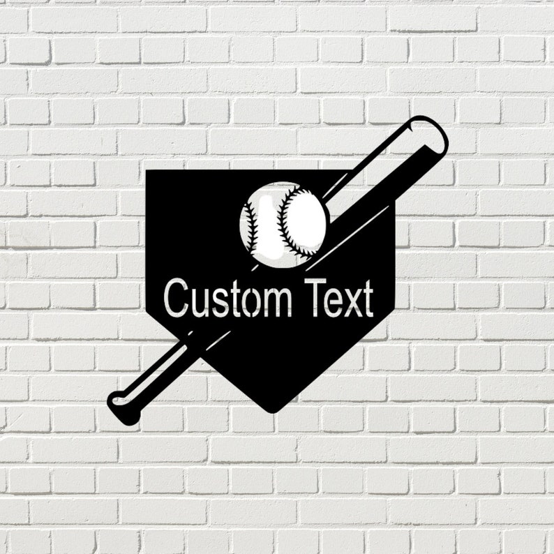 Baseball Sign Ball Baseball Metal Sign, Custom Baseball Sign, Personalized Metal Baseball ...