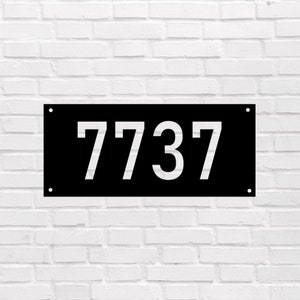 Metal Address Sign, Metal Address Plaque, Custom Address Sign