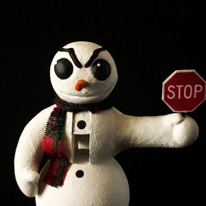 The Killer Snowman Nutcracker, Horror Jack Frost Gift,Evil Jack Frost Gift, Horror Movie Gifts, Horror Movie Decor, Evil Jack Frost Figurine