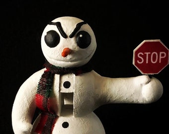 The Killer Snowman Nutcracker, Horror Jack Frost Gift,Evil Jack Frost Gift, Horror Movie Gifts, Horror Movie Decor, Evil Jack Frost Figurine