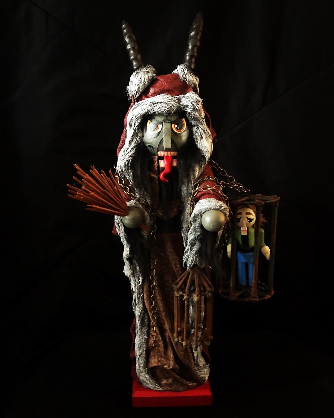 Krampus Nutcracker, Krampus Christmas Gifts, Merry Krampus Collectibles