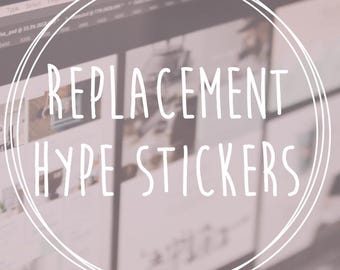 International | Briefpost | Ersatz Hype Stickers für TSTLOASG Edition Vinyls
