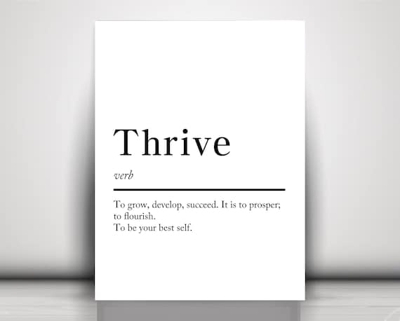 What does thrive online mean