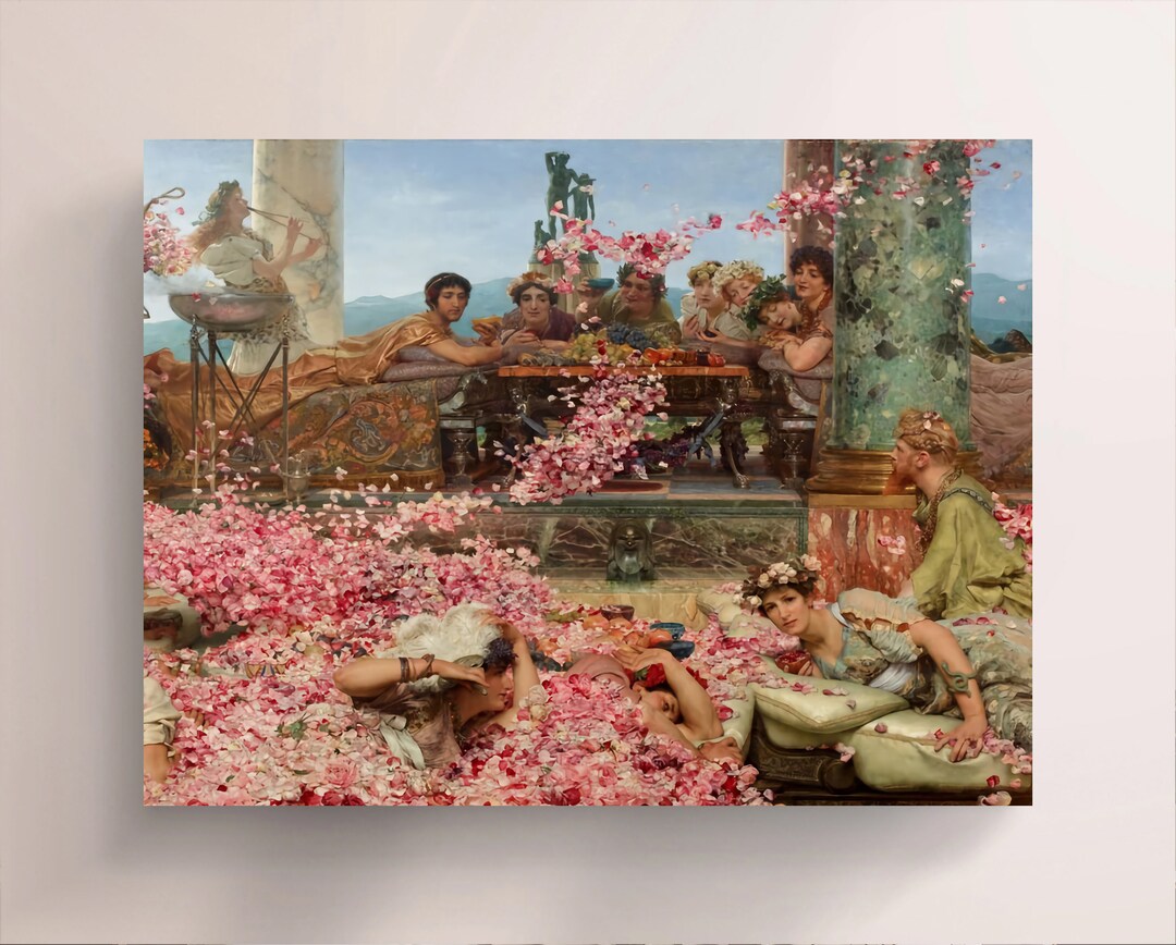 Sir Lawrence Alma-tadema, the Roses of Heliogabalus (1888), Vintage ...