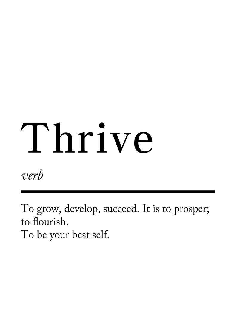 end thrive meaning end thrive meaning