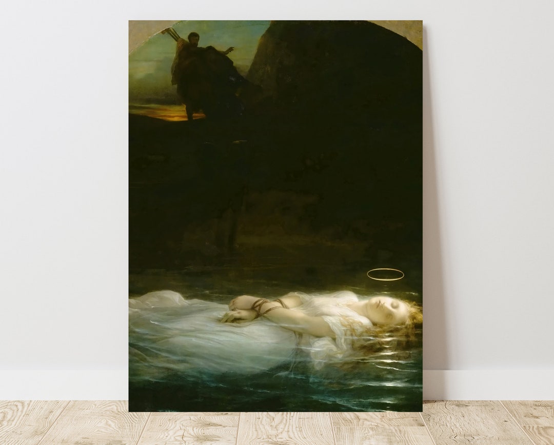Paul Delaroche, Le Jeune Martyre, the Young Martyr 1855, Vintage Canvas