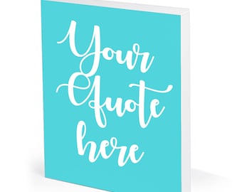 Custom Quote Canvas Art: Personalized Wall Decor