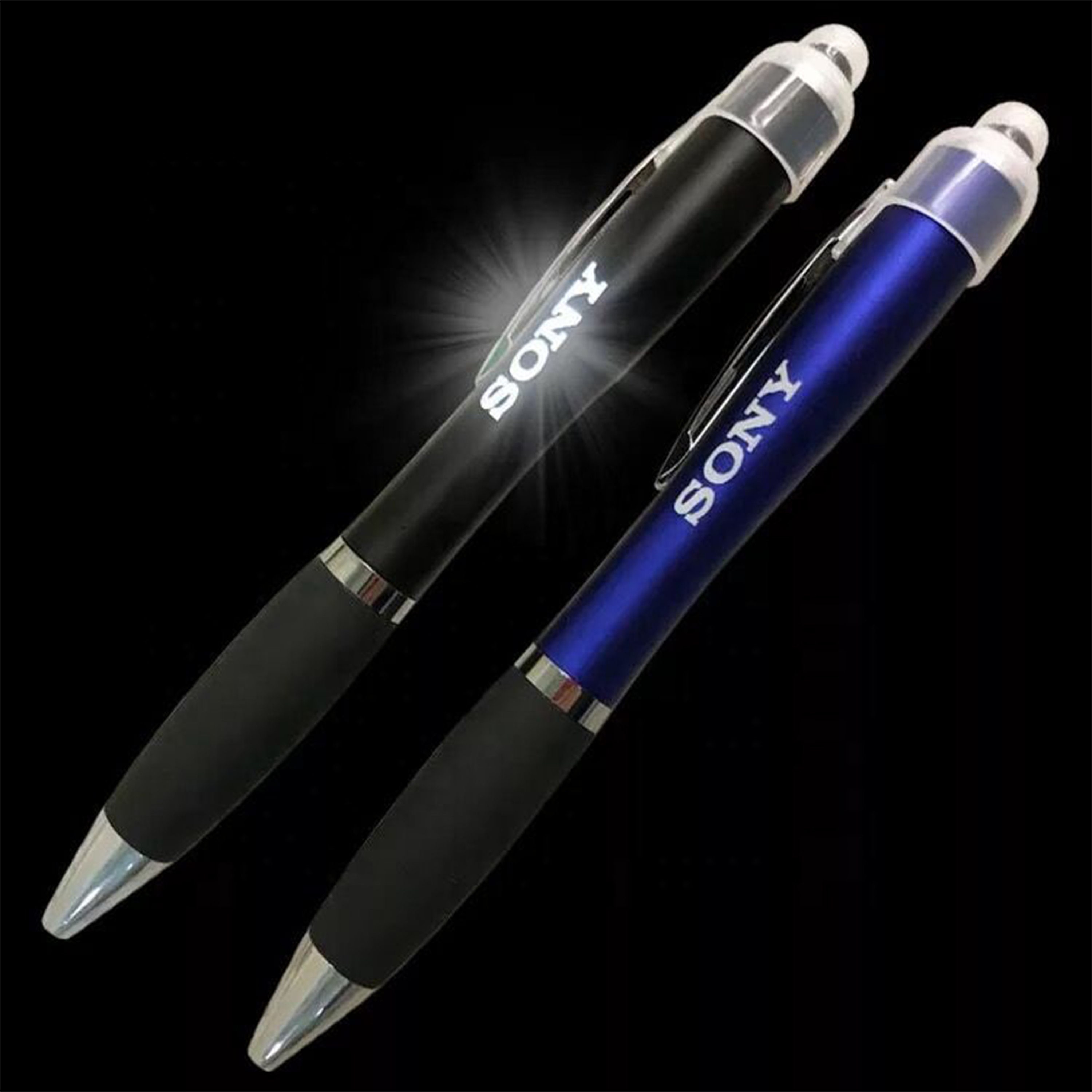 Custom 3 in 1 Engraved Stylus LED Light up Business Pens Etsy