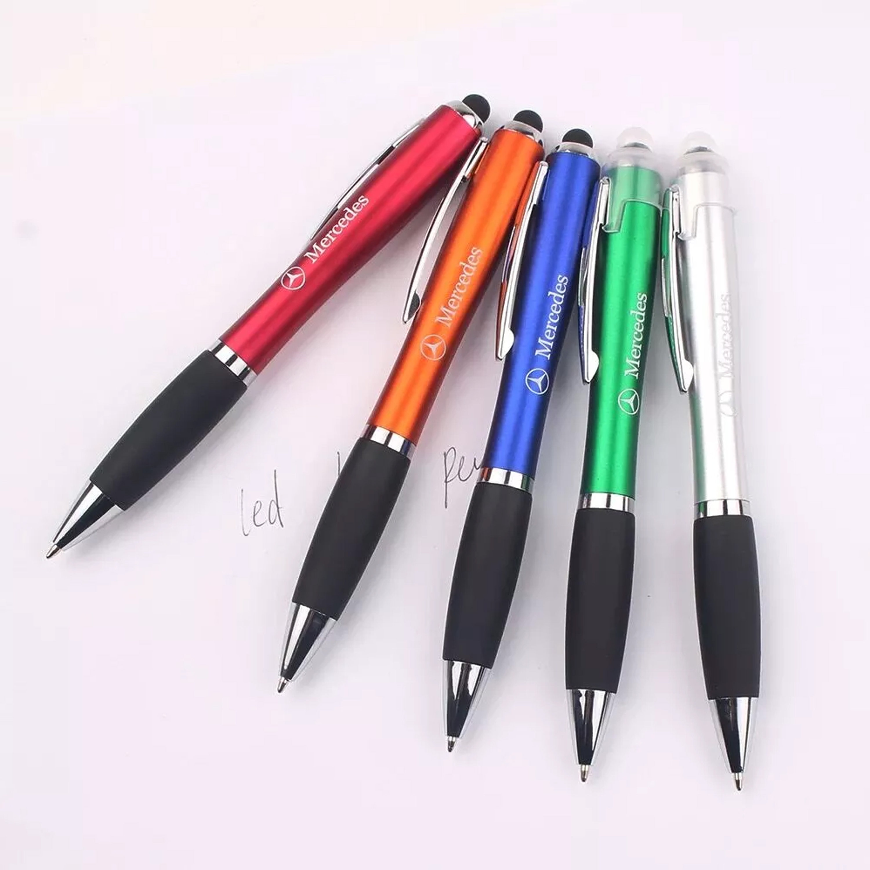 Custom 3 in 1 Engraved Stylus LED Light up Business Pens Etsy