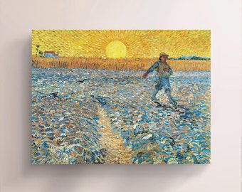 Van Gogh the Postman Joseph Roulin 1888, Vintage Exhibition Canvas