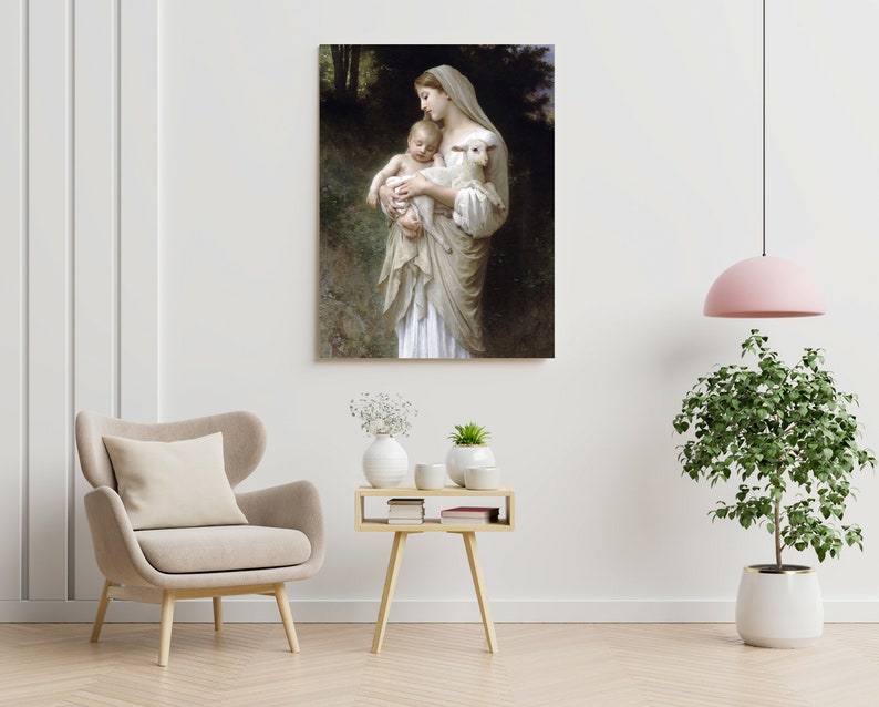 William-adolphe Bouguereau, Innocence (1893) Vintage Canvas Art Print J ...