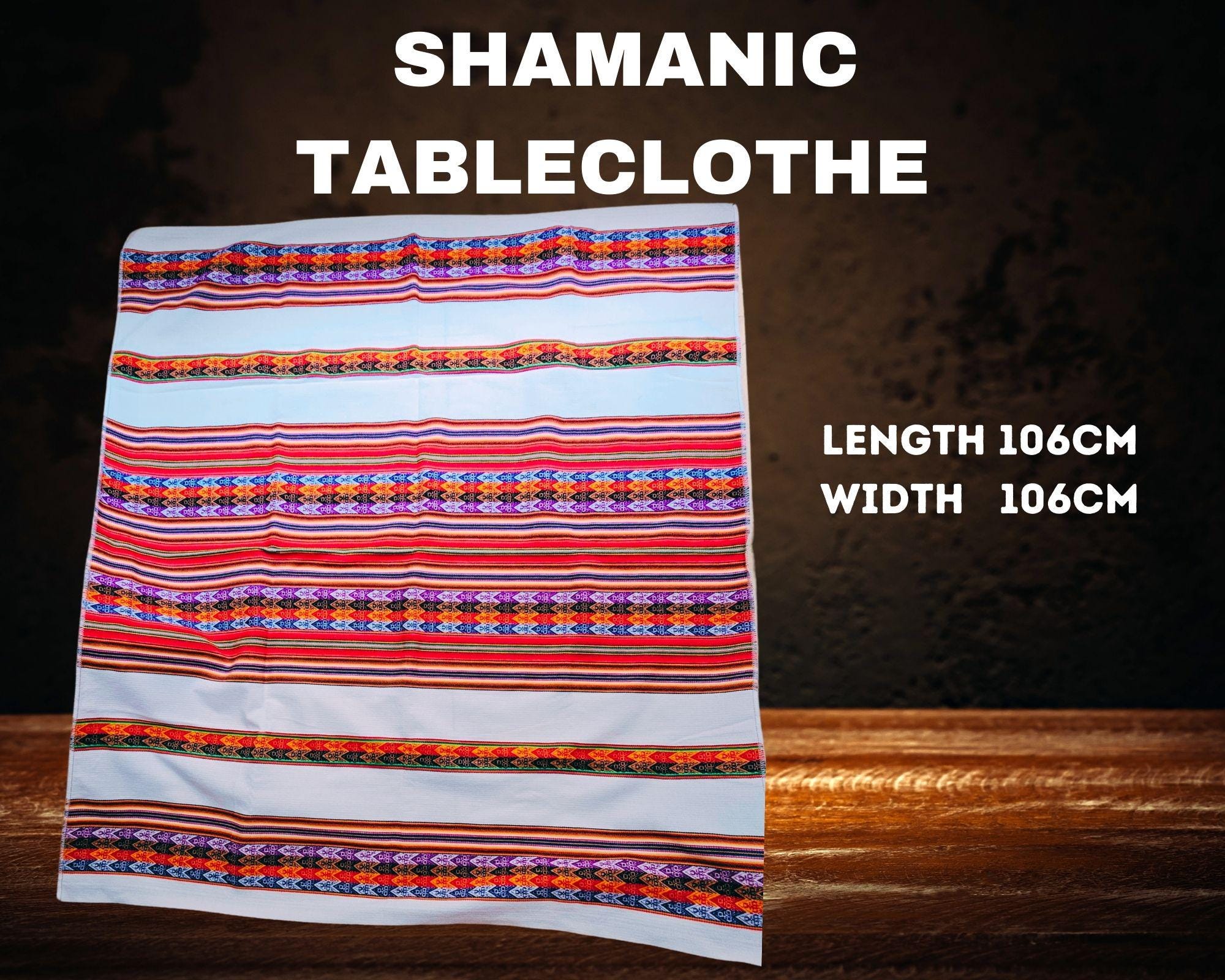 Tablecloth Shamanic Ceremonial Fabric  106cmx106cm