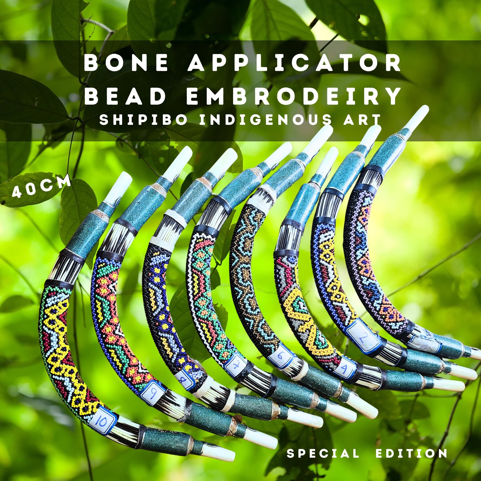 Tepi Applicator (Shaman Edition) Ceremonial  Made of Bone 40CM