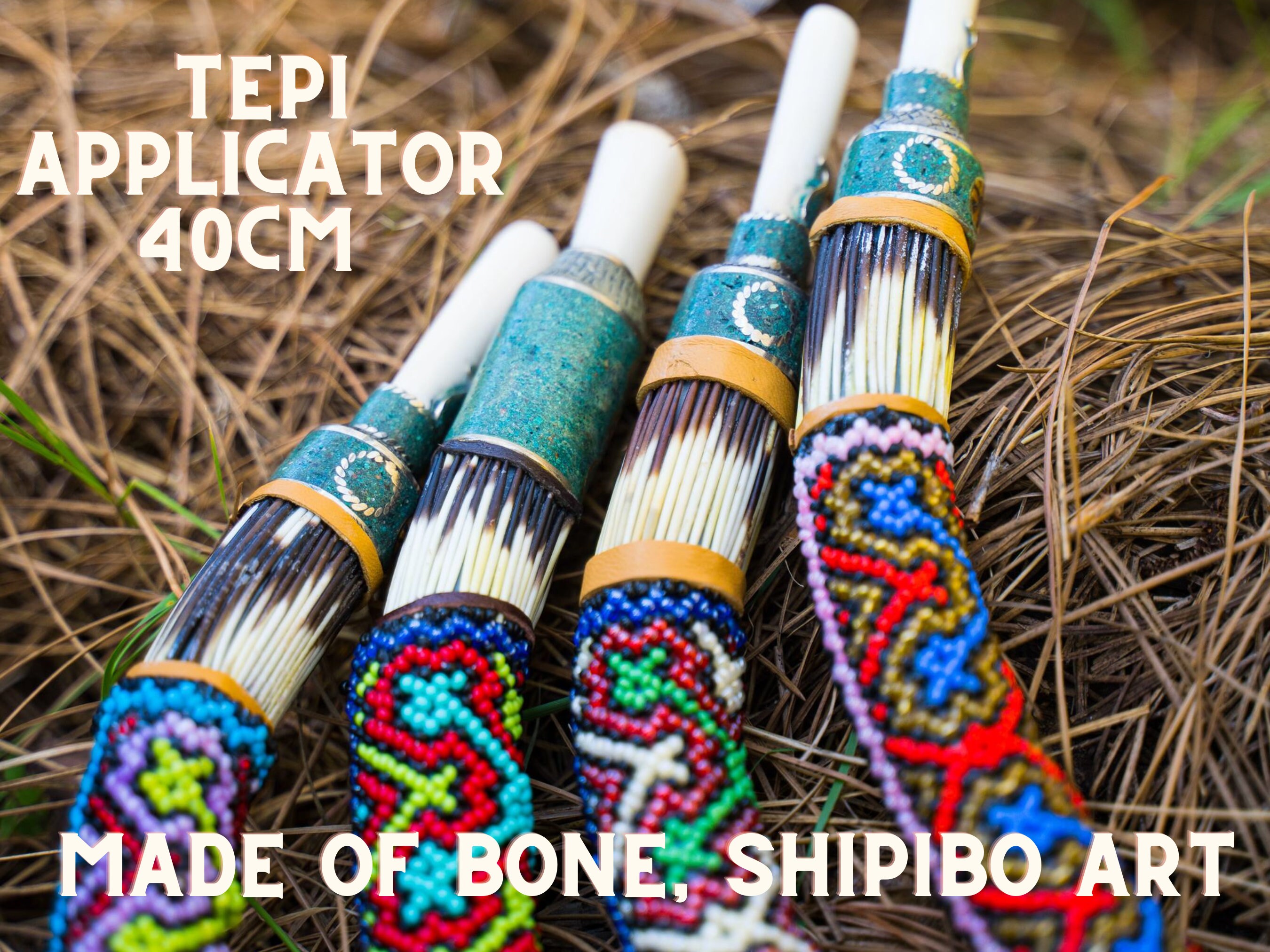 Tepi Applicator (Shaman Edition) Ceremonial  Made of Bone 40CM – TEPI 2